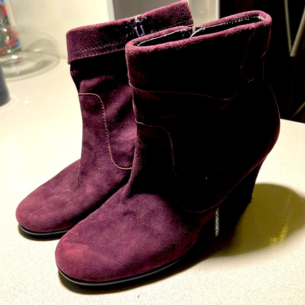 Aerosoles Purple Ankle Booties